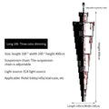 DecorBites™ Crystal Chandelier: Elegant Light Fixture for Luxury Interiors