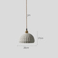 DecorBites™ Ceramic LED Pendant Lights: Modern Copper Hanging Lamp for Home Indoor Lighting