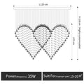 DecorBites™ Crystal Chandelier Table Lamp Set - Modern Minimalist Girl Bedroom & Dining Room