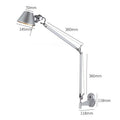 DecorBites™ Black Silver Rotatable Wall Light with Switch for Study Office Living Room