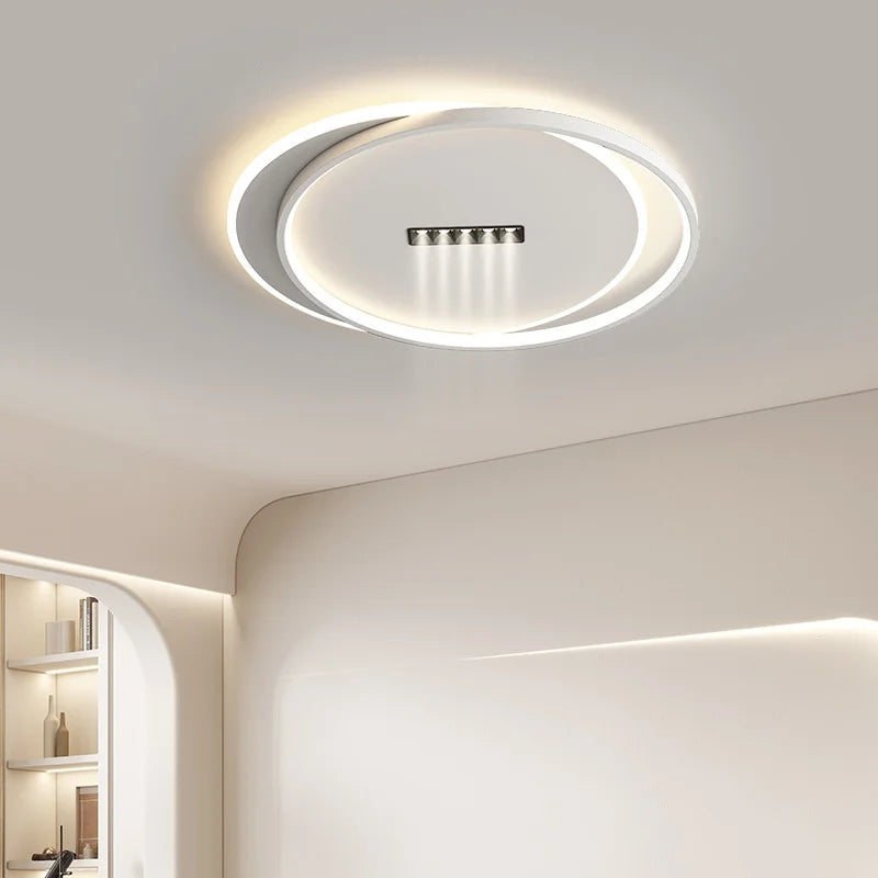 DecorBites™ LED Chandelier Lights Indoor Lighting Room Decor White Black Lamps With Spotlight