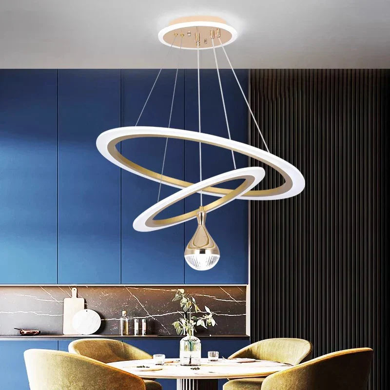 DecorBites™ LED Pendant Lights | Modern Chandeliers for Living & Dining Room Decor