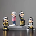 DecorBites™ Boys Sports Statues: Basketball, Football, Skateboarding. Children's Decor, Gifts, Sculpture.