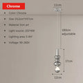 DecorBites™ Caterpillar Iron LED Pendant Light for Home Decor Lighting