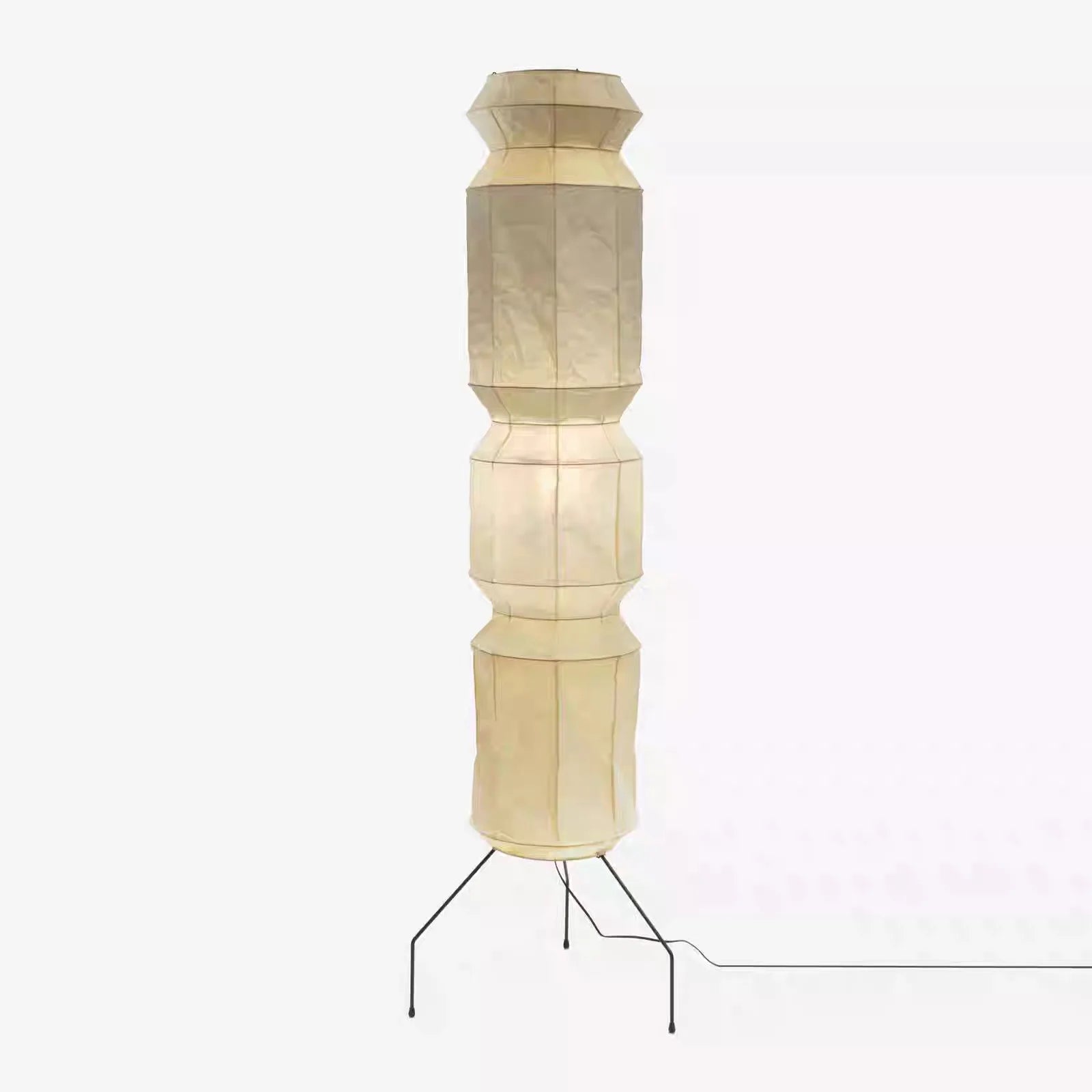 DecorBites™ Akari Noguchi Floor Lamp LED E27 Rice Paper Standing Art Decor Living Room