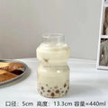 DecorBites™ Borosilicate Glass Cups for Milk, Juice, Tea, Coffee - Heat-resistant & Stylish