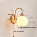 DecorBites™ LED Pull Chain Wall Lights for Bedroom Decor