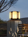 DecorBites™ LED Outdoor Marble Street Lamp for Pillar Fence Lighting