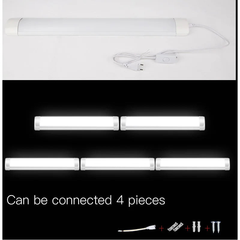 DecorBites™ LED Tube Light Fixture for Home Kitchen Bedroom Cabinet Indoor Lighting