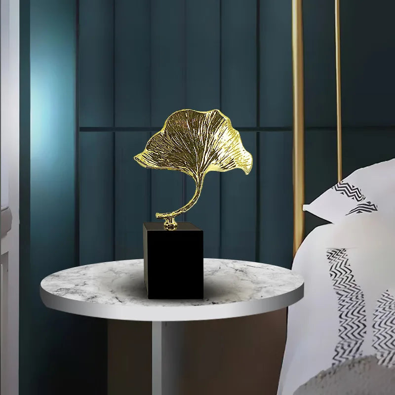 DecorBites™ Ginkgo Leaf Metal Sculpture Home Decor Accent