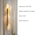 DecorBites™ Crystal Luxe Wall Sconce - Glamorous Bedroom & Bathroom Lighting