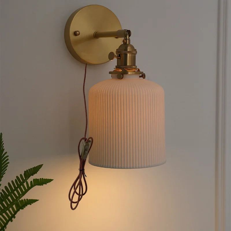 DecorBites™ Ceramic Knob Wall Lights - Modern Nordic Style for Bedroom, Hallway, Bathroom