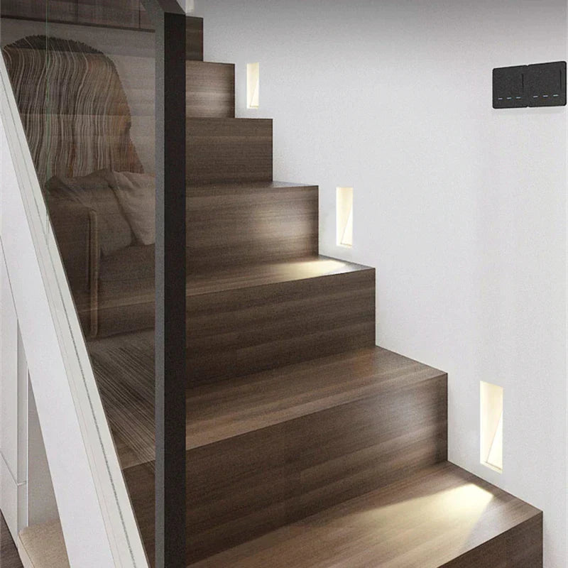 DecorBites™ LED Motion Sensor Wall Lamp 3W: Indoor/Outdoor Corner Decor Light Fixture