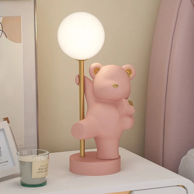 DecorBites™ Bear Princess Desk Night Light USB LED Lamp
