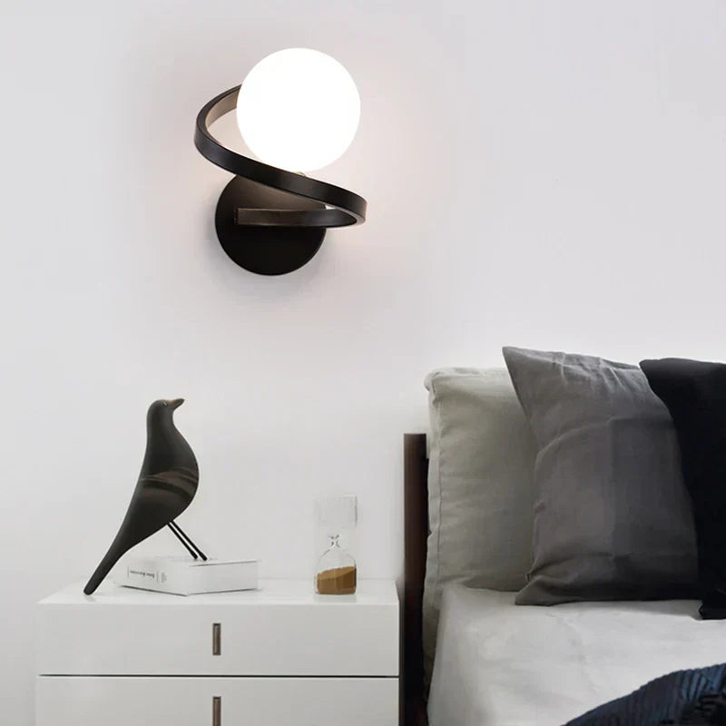 DecorBites™ Black Copper LED Wall Lights for Bedroom - Nordic Wall Sconce Decro