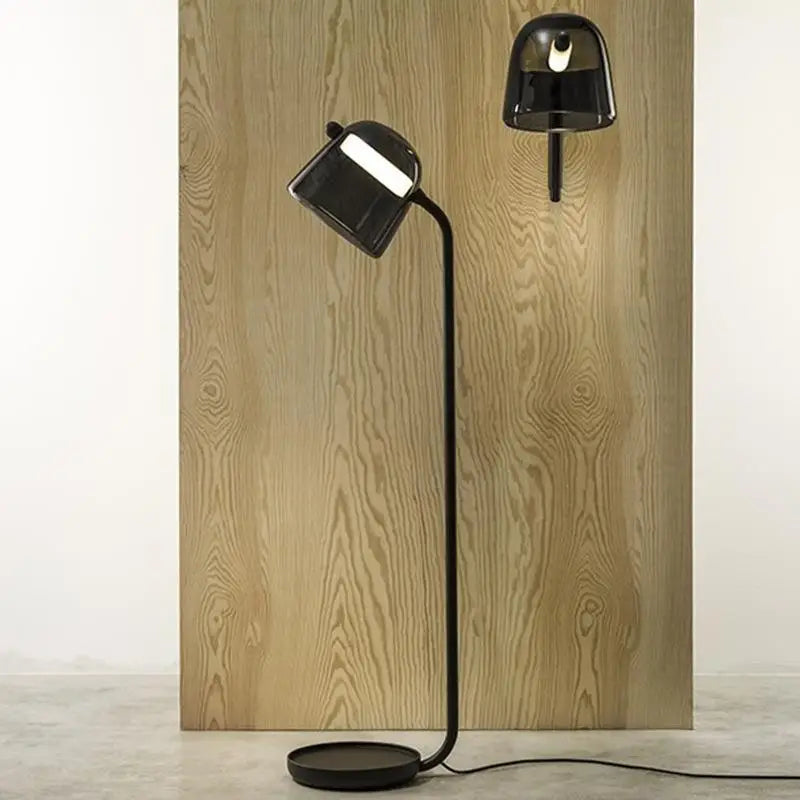 DecorBites™ LED Glass Floor Lamp Modern Living Room Bedroom Lighting Fixtures