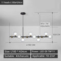 DecorBites™ Black Gold Nordic Pendant Chandelier for Dining Kitchen Living Bedroom Lighting