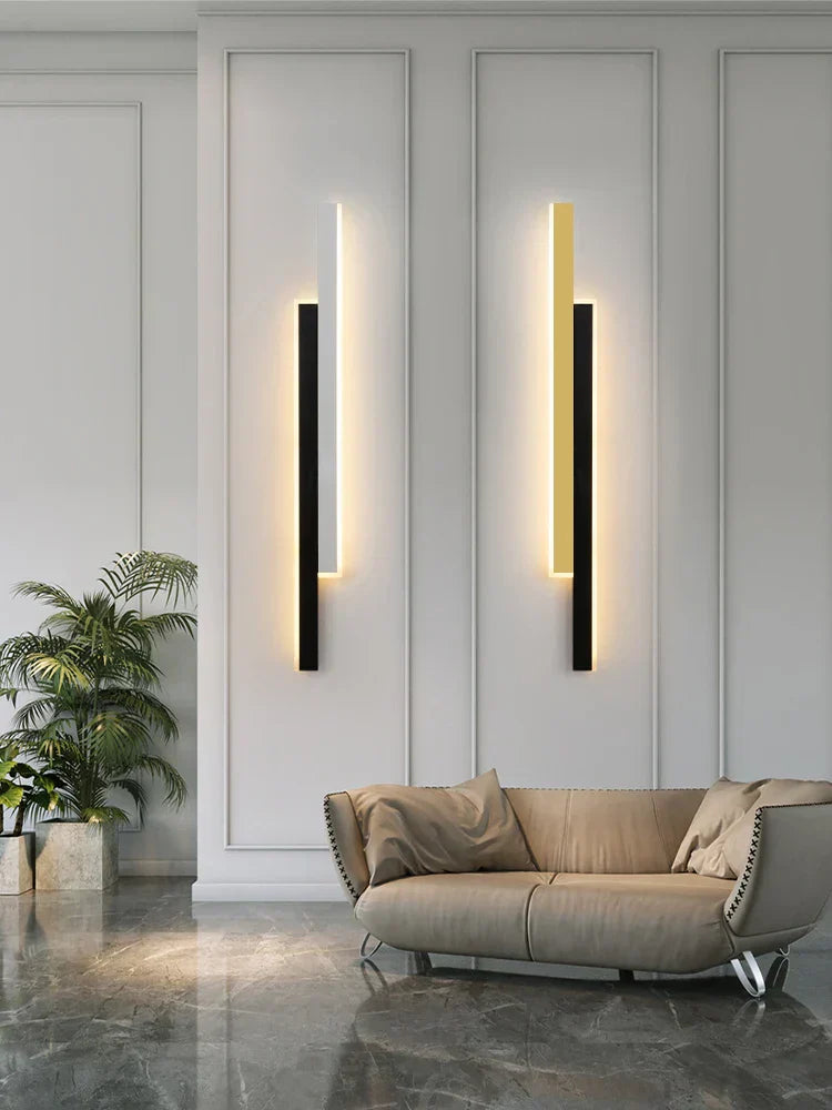 DecorBites™ LED Black Wall Lamp for Modern Living Room, Bedroom, Bar & Corridor