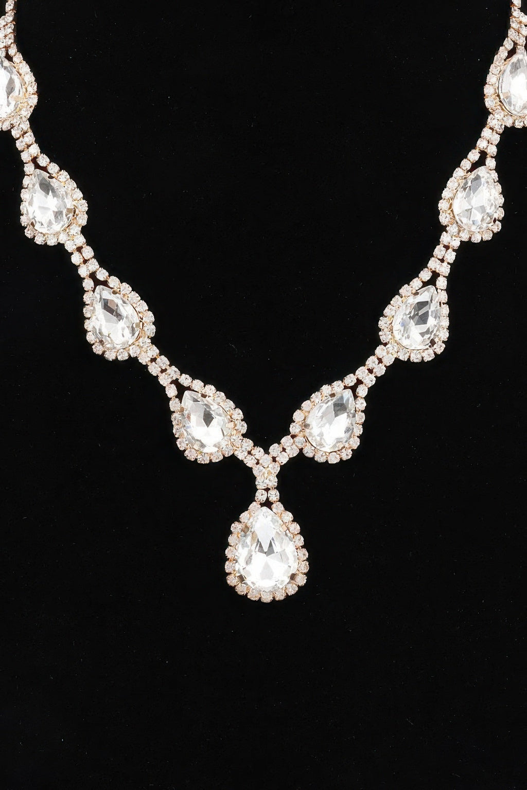 Rhinestone Necklace Set