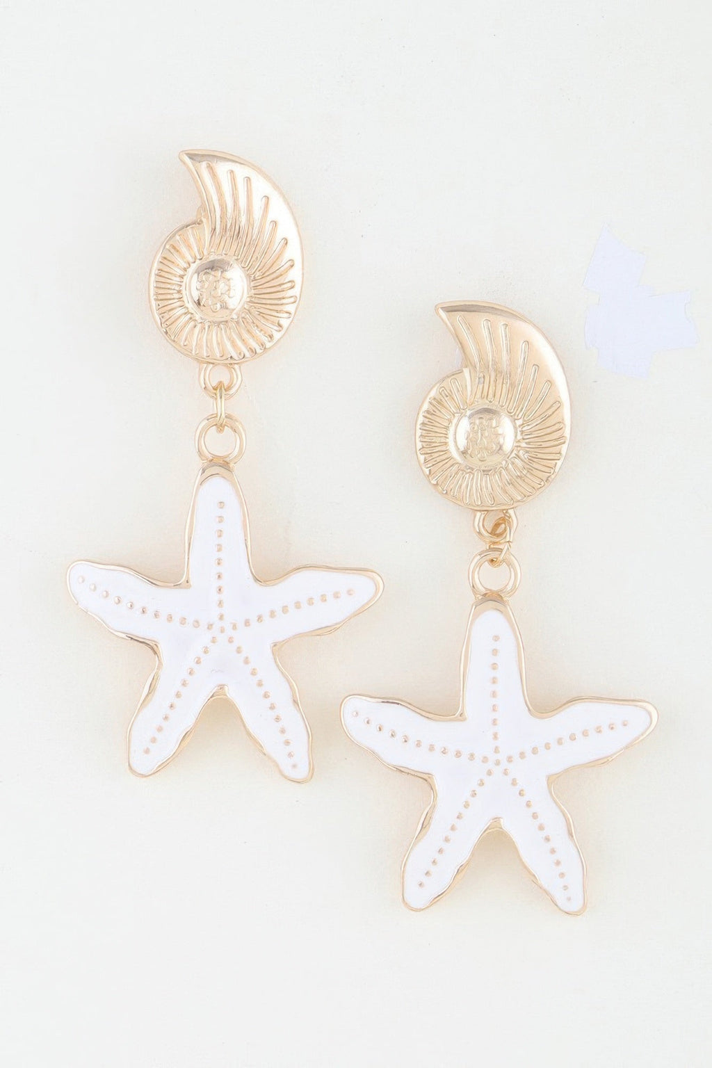 Summer Starfish Drop Earrings