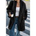 Solid Fluffy Faux Fur Shaggy Long Body Outwear See size chart under “more details”