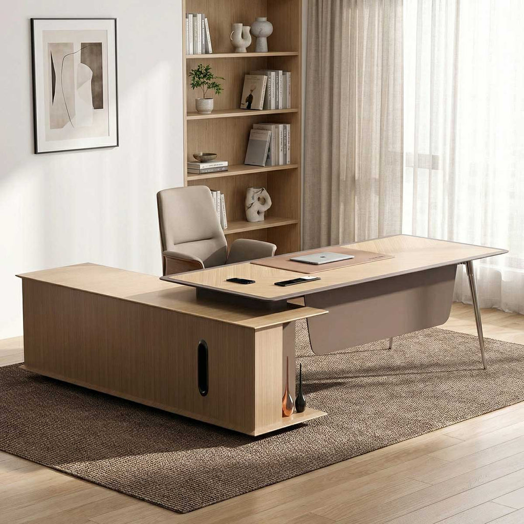 Symor · Modern L-Shaped Executive Desk
