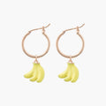 Fruit Banana Earrings S925 Silver Post