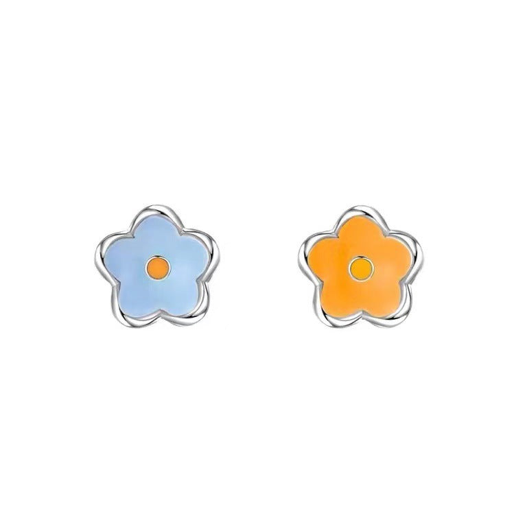 S925 Silver Mini Sunflower Stud Earrings