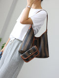 Head Layer Cowhide Commuting Bag For Women