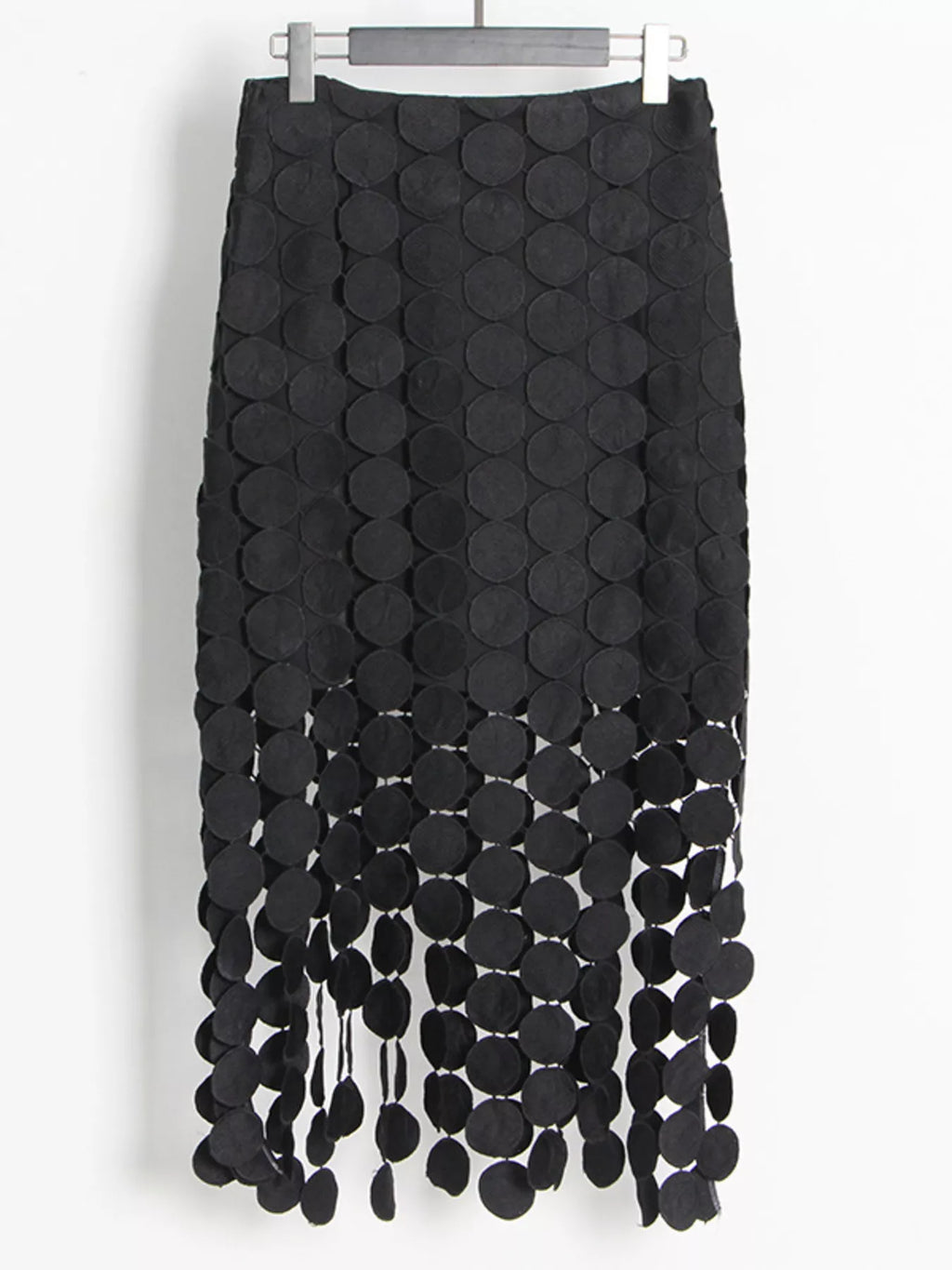Fringe Midi Skirt See size chart under “more details”