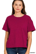 Cotton Slub Short Sleeve Tee
