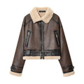 Women's Street Fashion Reversible Short Jacket