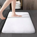 DecorBites™ Absorbent Coral Velvet Bathroom Door Mat
