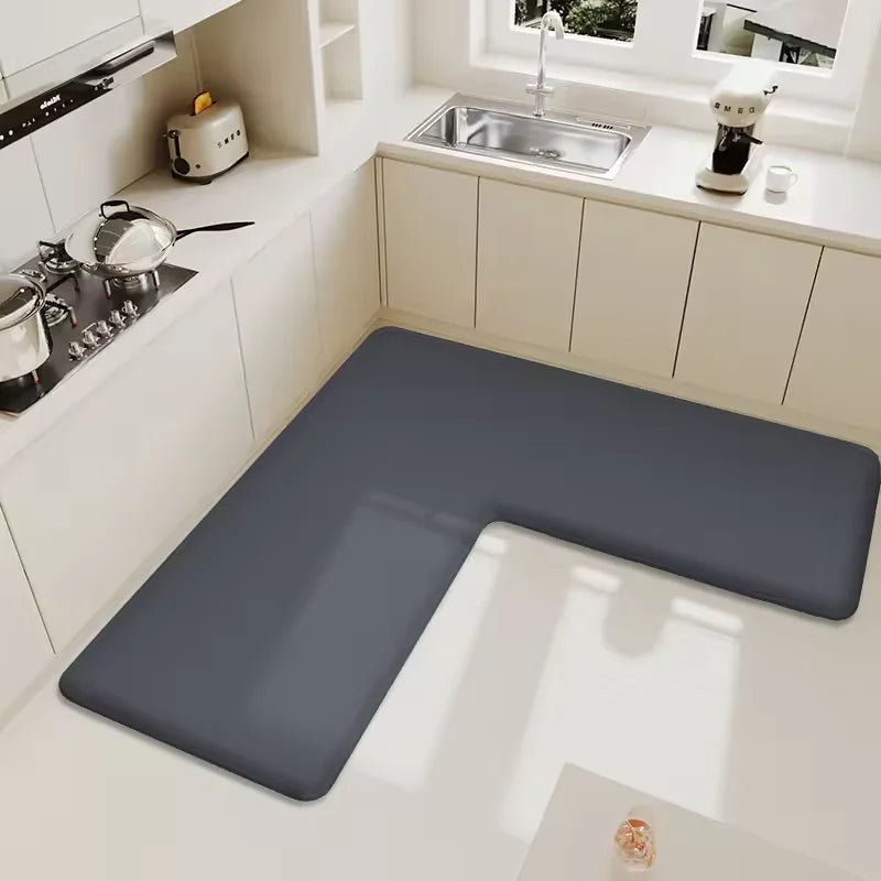 DecorBites™ Absorbent Coral Velvet Bathroom Door Mat