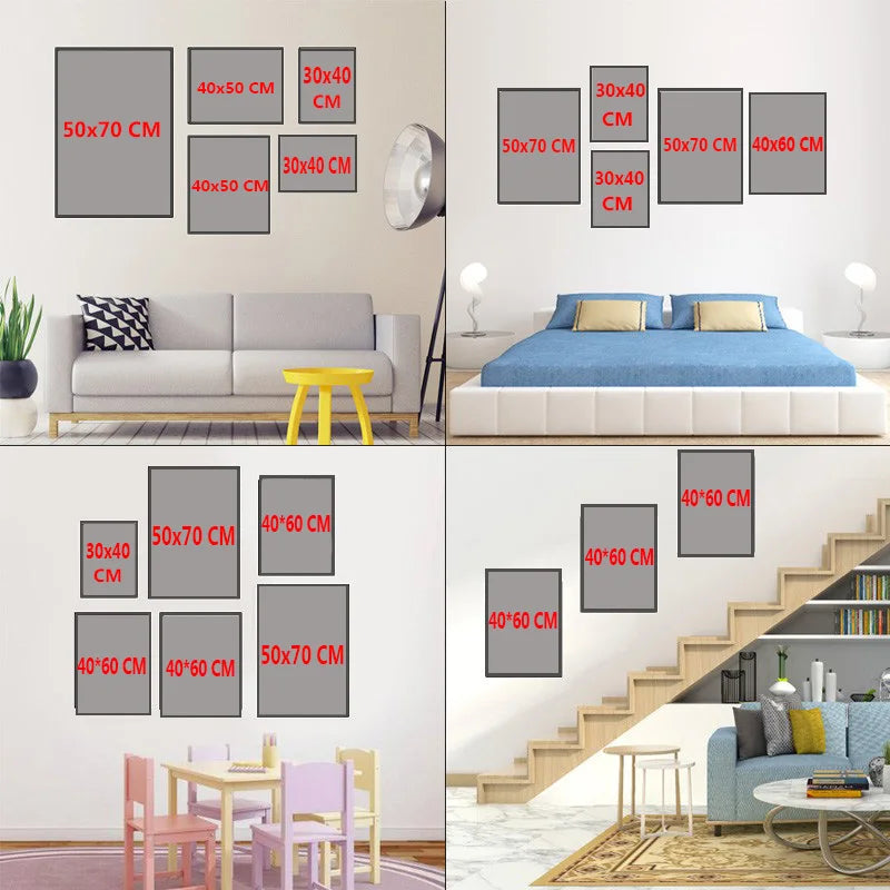 DecorBites™ Abstract Programmer Gamer Canvas Wall Art