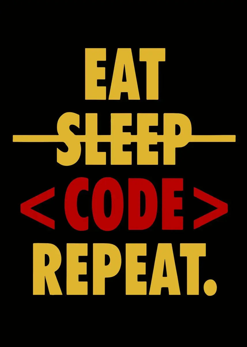 DecorBites™ Abstract Programmer Gamer Canvas Wall Art