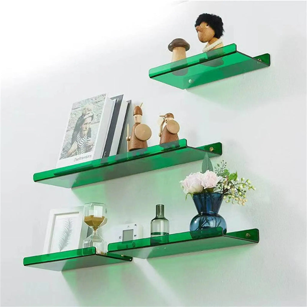 DecorBites™ Acrylic Wall Shelf Organizer for Home Decor