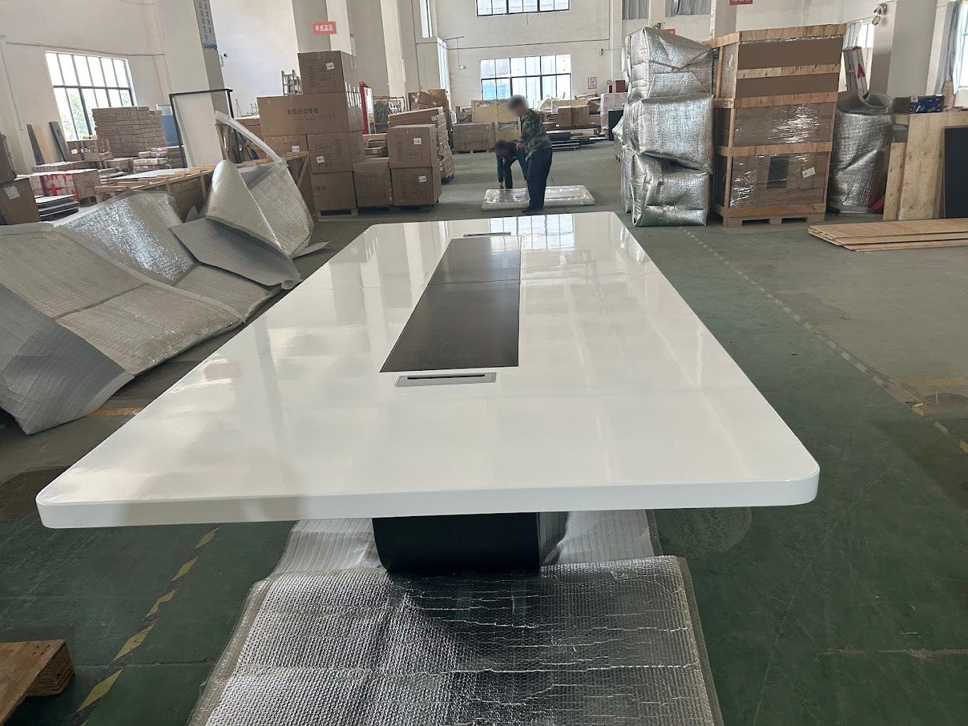 Paxum · White Conference Room Table for Executive Boardroom