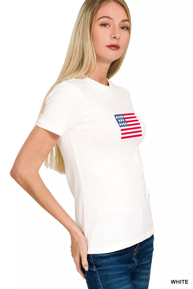 American Flag Tee