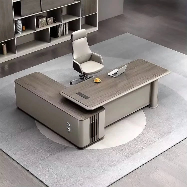 Teller · Modern L-Shaped Executive Desk