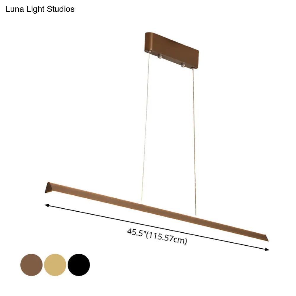 DecorBites™ Aluminum LED Triangular Prism Pendant Lamp for Dining Room - Simple and Stylish Island Light