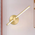DecorBites™ Aluminum LED Wall Lamp - Gold Tube/Stick Design for Boys Bedside