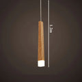 DecorBites™ Amani - Nordic Minimalist Wood Art Pendant Lamp