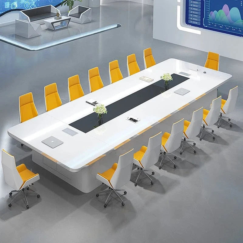 Amix · White Conference Room Table