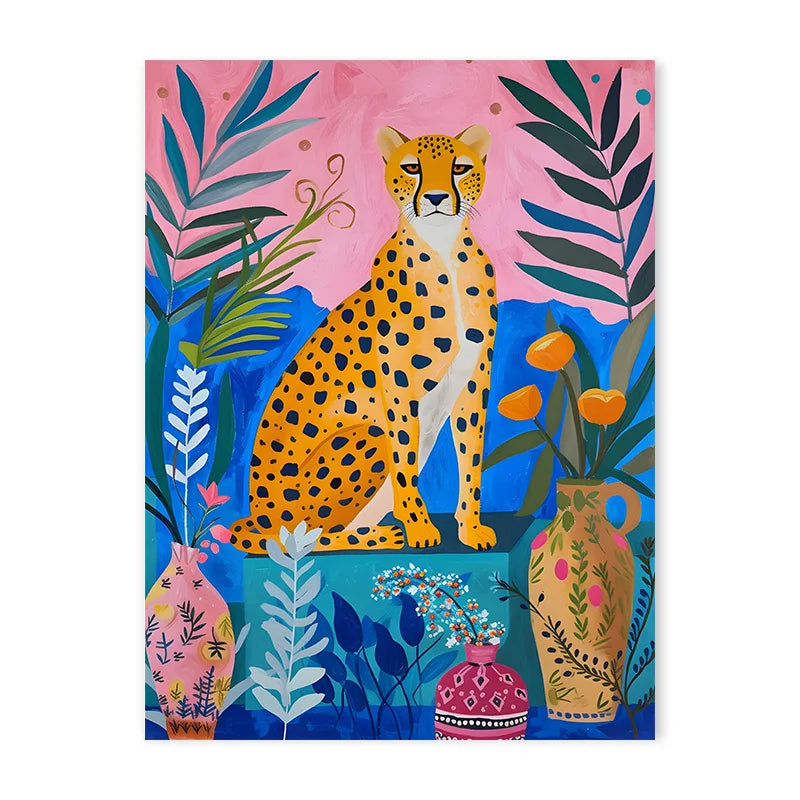 DecorBites™ Animal Canvas Art - Tiger, Zebra, Cat