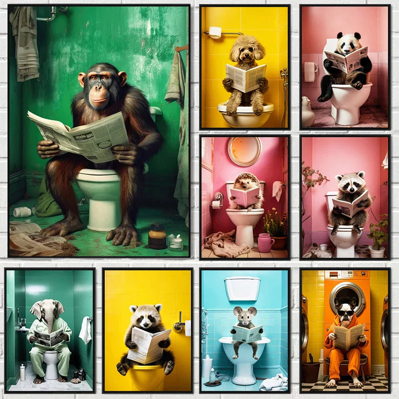 DecorBites™ Animal Posters Set for Home Decor