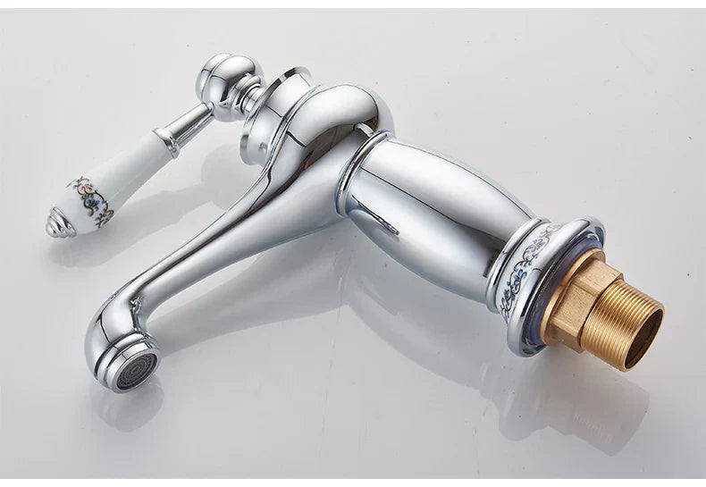 DecorBites™ Antique Bronze Bathroom Faucet Single Handle Mixer