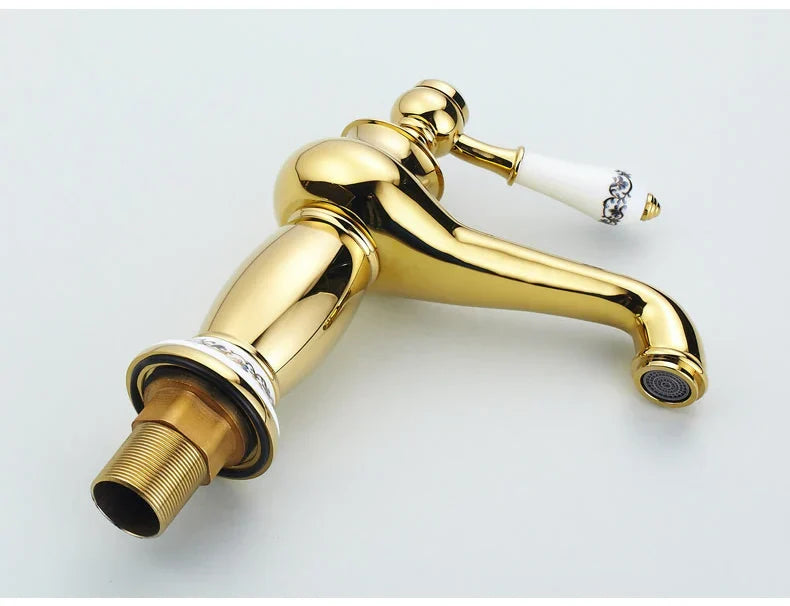 DecorBites™ Antique Bronze Bathroom Faucet Single Handle Mixer