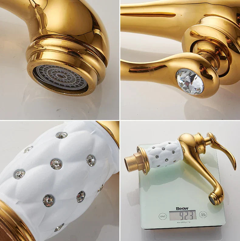 DecorBites™ Antique Bronze Bathroom Faucet Single Handle Mixer