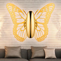 DecorBites™ Art Deco Gold Butterfly Wall Sconce - Single Light Metal Wall Lamp for Kids Room